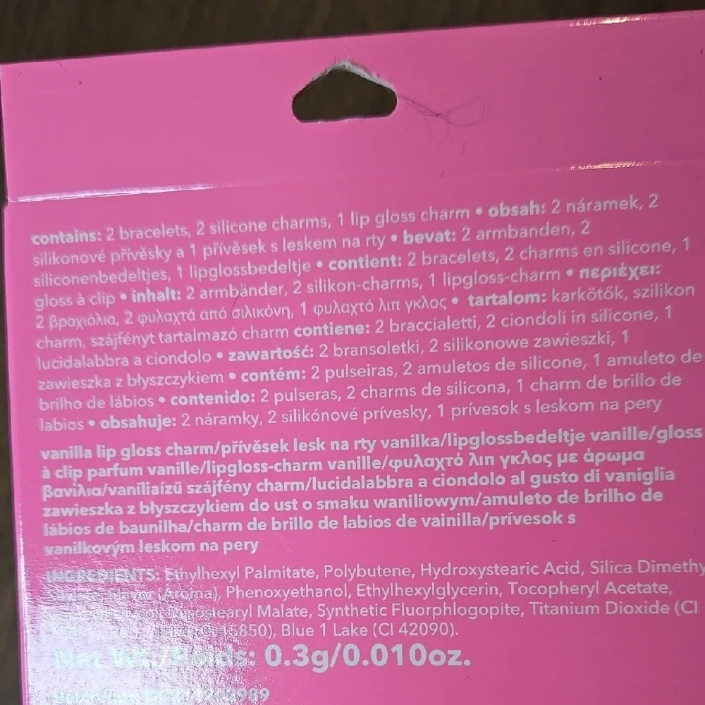Lip‎ Gloss and Charms Bundle, Bracelets Charms Lip Gloss, Gummy Bear Ramen, New